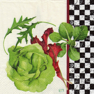 1 serviette papier Les salades - 78