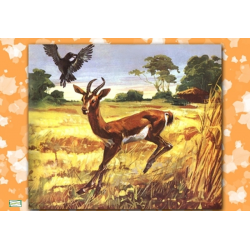 1 GRAND papier de riz La Biche - ZAN277G