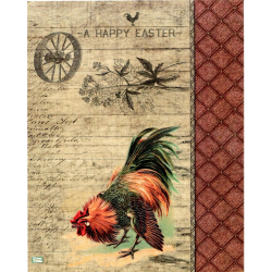 1papier de riz Les Poules-R1094