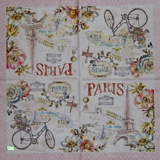 1 serviette papier Paris - 4