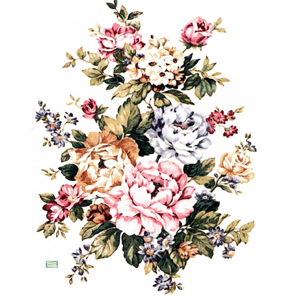 1 papier de riz Les Fleurs - R376