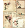 1 papier de riz Les Roses - R1117