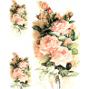 1 papier de riz Les Roses - R1198