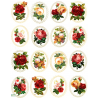 1 papier de riz Les Roses - R1327