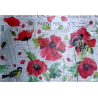 1 papier de riz Coquelicots - STA62