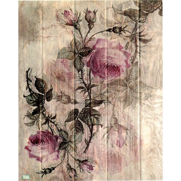 1 papier de riz Les Roses - R247L