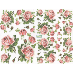 papier découpage Roses-D442