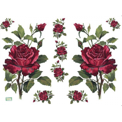 papier découpage Roses-S54L