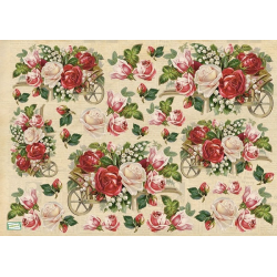 papier découpage Fleurs-S503