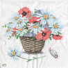 1 serviette Mix de Fleurs -32