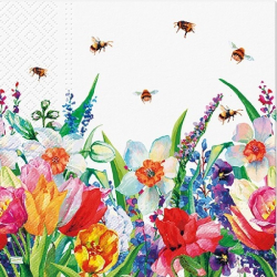 1 serviette Mix de Fleurs -36