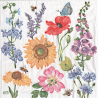 1 serviette Mix de Fleurs -37