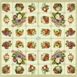 1 serviette Mix de Fleurs -49