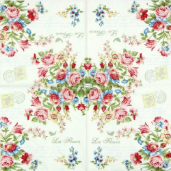 1 serviette Mix de Fleurs -102