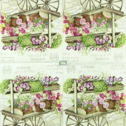 1 serviette Mix de Fleurs -108