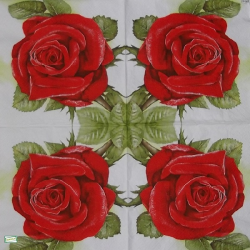 1serviette papier Les Roses-66