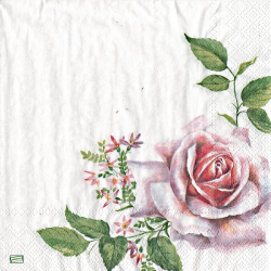 1 serviette papier Les Roses - 1