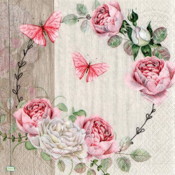 1serviette papier Les Roses-5