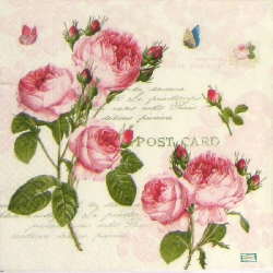1 serviette papier Les Roses - 11