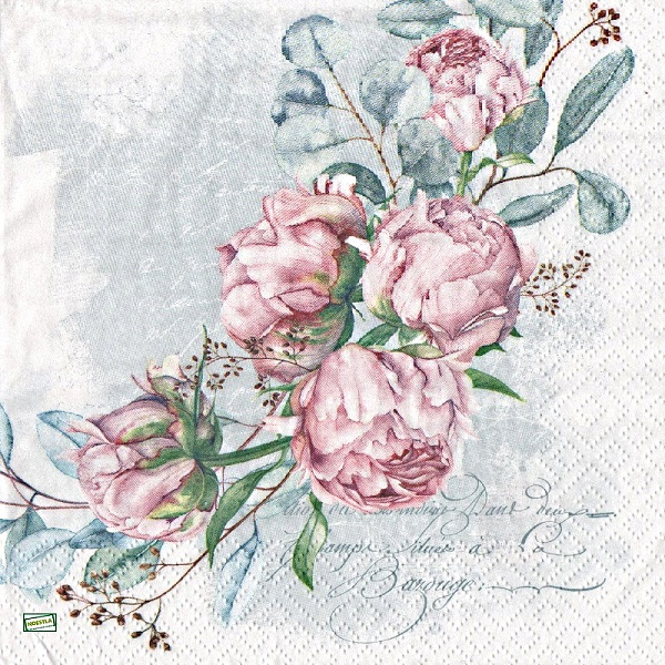 1serviette papier Les Roses-12