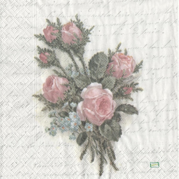 1serviette papier Les Roses-14