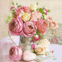 1 serviette Les Roses -23