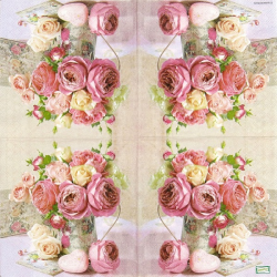 1serviette papier Les Roses-23