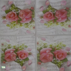 1serviette papier Les Roses-41