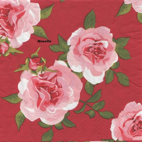 1serviette papier Les Roses-45