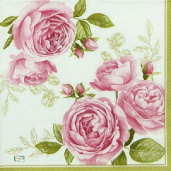 1serviette papier Les Roses-72