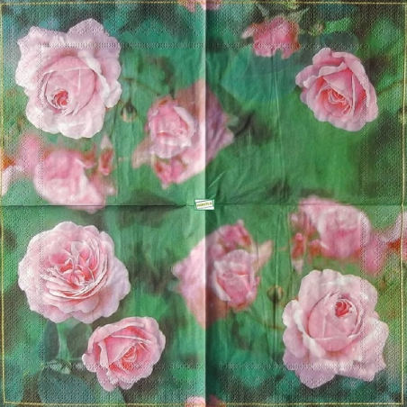 1serviette papier Les Roses-79