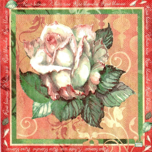 1serviette papier Les Roses-80