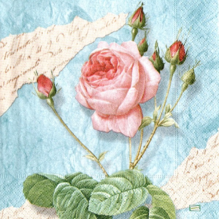 1serviette papier Les Roses-81