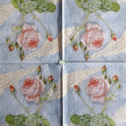 1serviette papier Les Roses-81