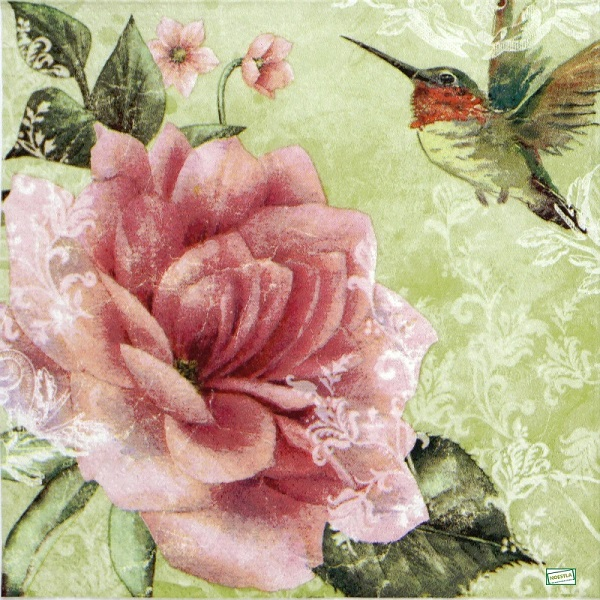 1serviette papier Les Roses-96