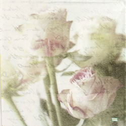 1 serviette Les Roses -100