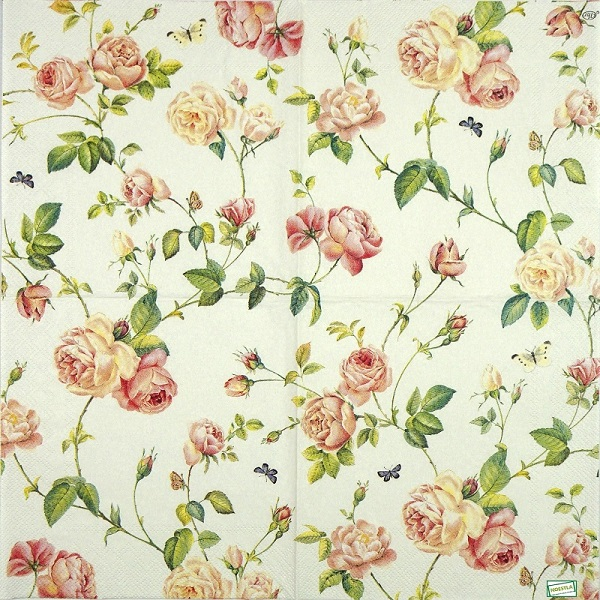 serviette papier Les Roses-102