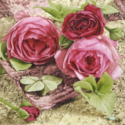 1 serviette Les Roses -107