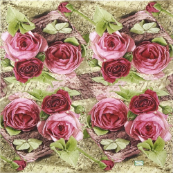 serviette papier Les Roses-107