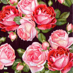 serviette papier Les Roses-120