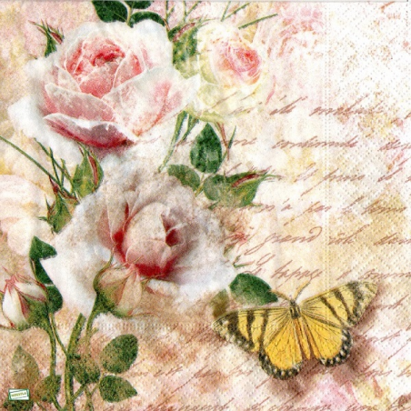 serviette papier Les Roses-128