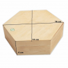 1 coffret hexagonale en bois Enfant