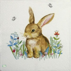 1serviette papier Le Lapin-56