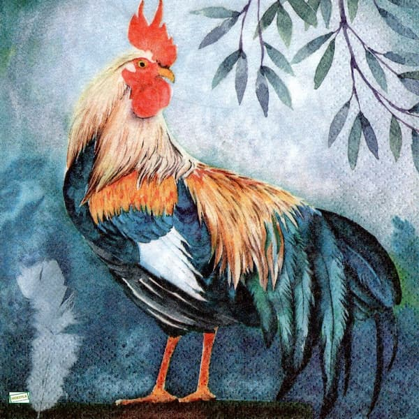 1 serviette Le Coq -1