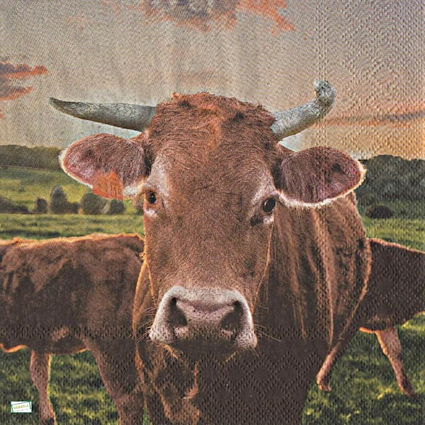 1serviette papier La Vache-64