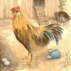 1 serviette Le Coq -22