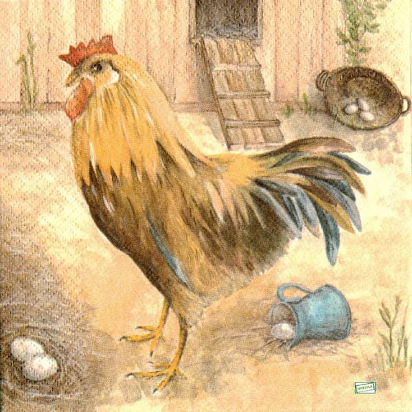 1serviette papier Le Coq-22