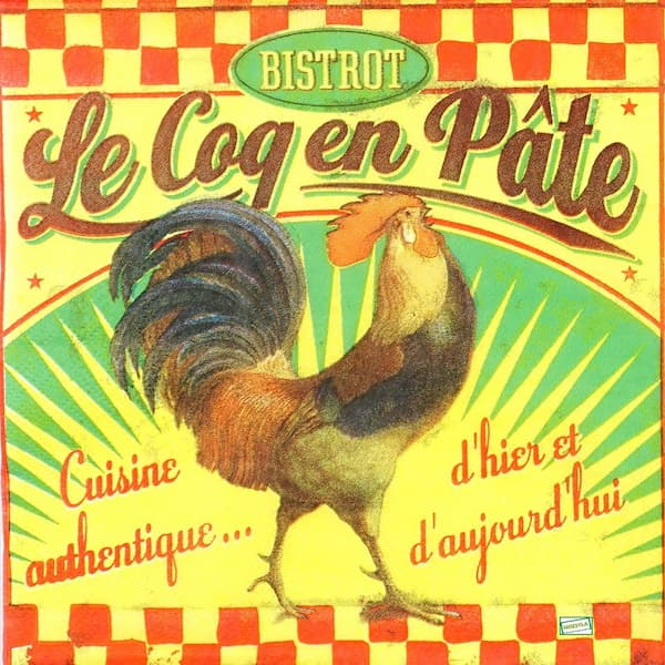 1 serviette Le Coq -32