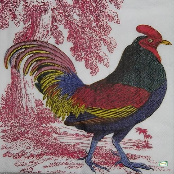 1 serviette Le Coq -43