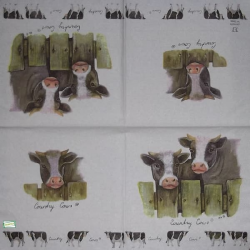 1 serviette Les Vaches -94